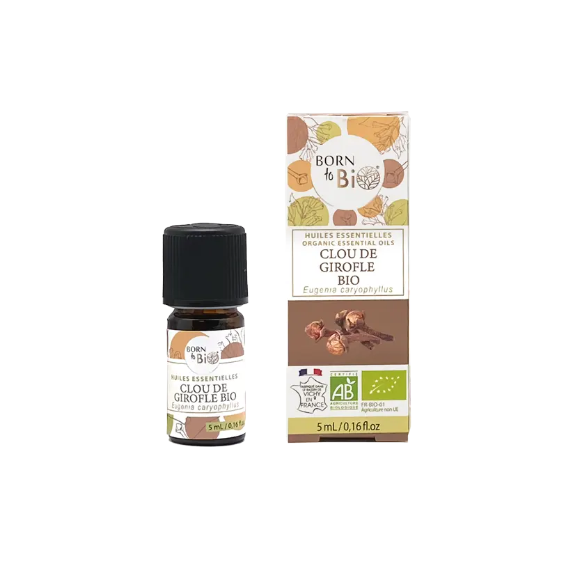Huile essentielle Clou de Girofle Certifiée Bio - 5mL